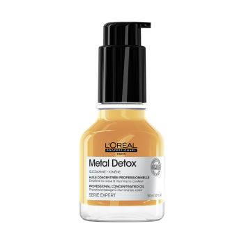Metal Detox Aceite Concentrado Protector antirotura para todo tipo de cabello, más fuerza y brillo