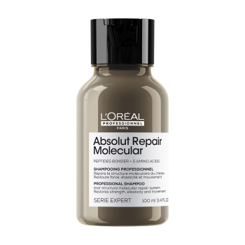Absolut Repair Molecular Champú profesional sin sulfatos para cabello dañado