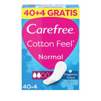 Cotton Feel Salvaslip Absorbencia Normal Fragancia Fresca