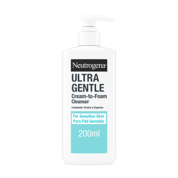 Ultra Gentle Gel Limpiador Facial Crema A Espuma