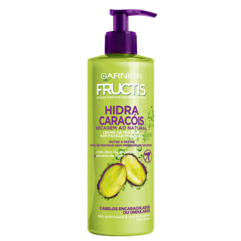Fructis Crema Sin Aclarado Nutri Rizos Secado Al Aire