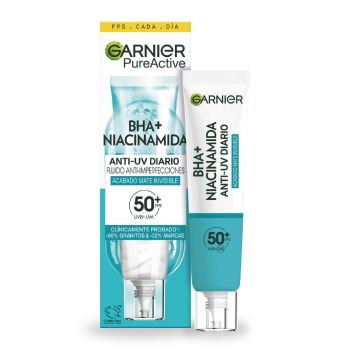 Pure Active Fluido UV Diario con BHA + Niacinamida FPS50+