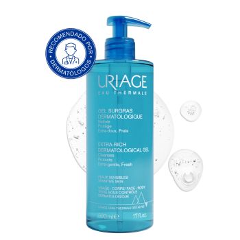 Gel de ducha dermatológico extra rico para piel sensible