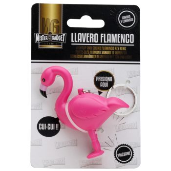 Porta-chaves flamenco com luz e som
