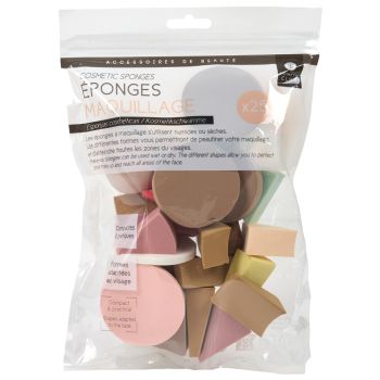 Set Esponjas de Maquillaje Compactas y Prácticas
