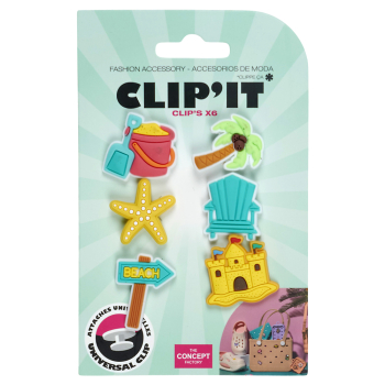 Set 6 Clip'It Charms