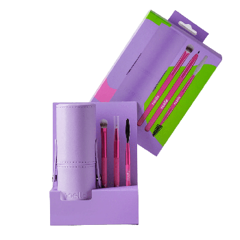 Set de Mini Brochas y Estuche 3/1 On-The-Go