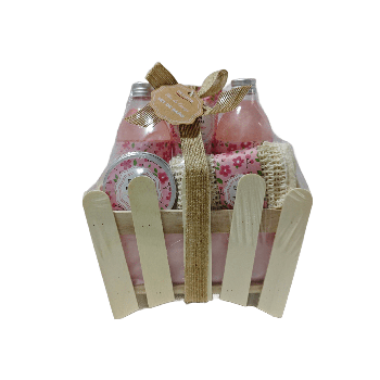 Set de Baño 5 Piezas Flor de Cerezo