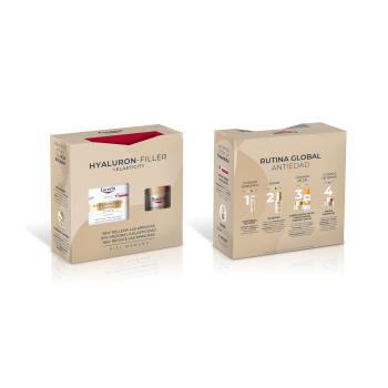 Pack Hyaluron-Filler + Elasticity Rutina Global Antiedad Crema de Día + Crema de Noche