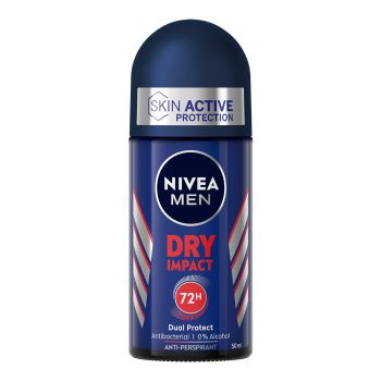 Men Dry Impact Desodorante Roll-On 72h