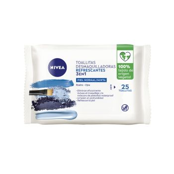 Toallitas Desmaquillantes Refrescantes 3en1 Piel Normal/Mixta