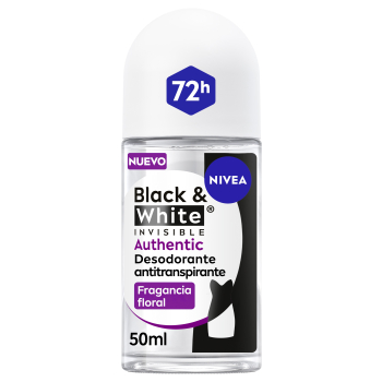 Black & White Authentic Roll on Desodorante Para Mujer