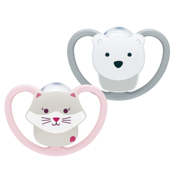 Chupete Perfect Match Air Gato/Oso 18-36 Meses