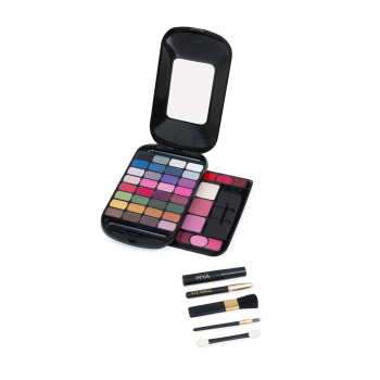 Estuche Sombras, Labiales, Colorete, Mascara y Lapiz