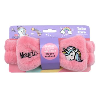 Unicornio Diadema para Cabello con Lazo