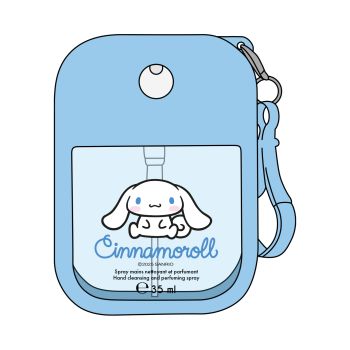 Cinnamorol Spray Limpiador y Perfumado para Manos + Funda de Silicona