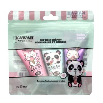 Set Kawaii Crema para Manos y Cuidado de Uñas