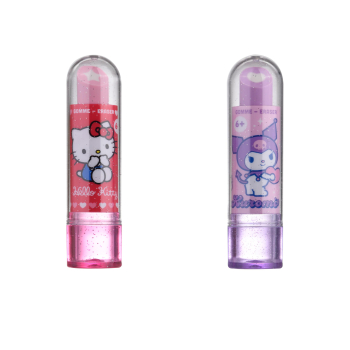 Goma de Borrar LipStick Hello Kitty o Kuromi