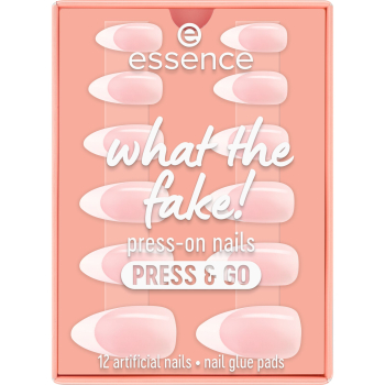 Uñas Postizas What The Fake Press & Go French Nails