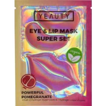 Super Set Mascarilla para Ojos y Labios Powerful Pomegranate