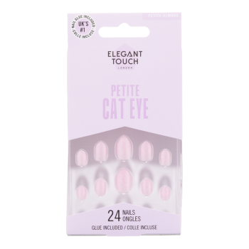 Petite Cat Eye Whimsical Wisteria Uñas Postizas