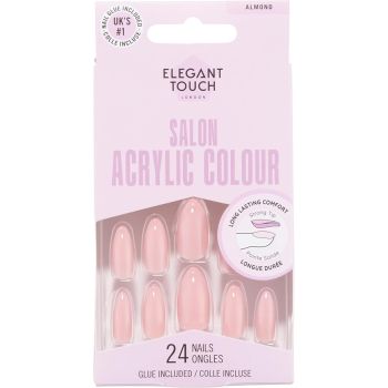Salon Acrylic Colour Rhubarb Ripple Uñas Postizas