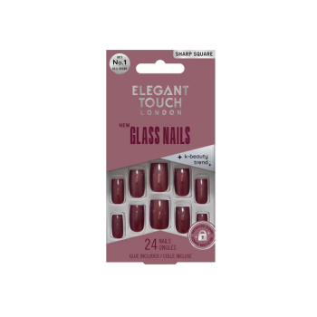 Ed. Limitada Glass Nails - Glass Plum Uñas Postizas