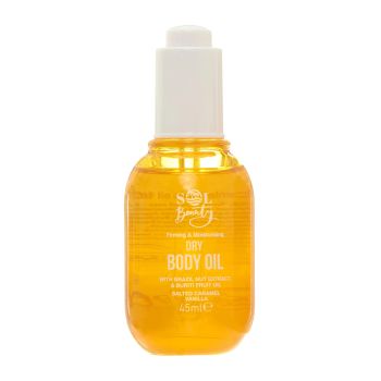 Aceite Seco Corporal con Aroma a Caramelo Salado y Vainilla