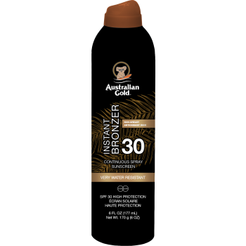 Bronzeador instantâneo em spray contínuo SPF 30