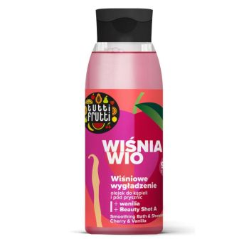 Tutti Frutti Aceite Suavizante para Baño y Ducha con Cereza y Vainilla + Beauty Shot A