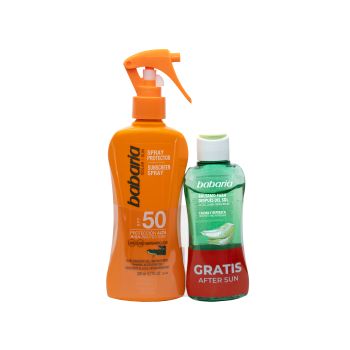 Pack Spray Protector SPF50 + Bálsamo After Sun Efecto Hielo