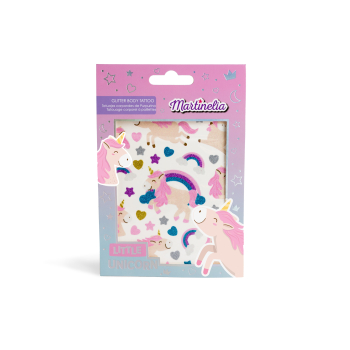 Little Unicorn Tatuajes Corporales de Purpurina