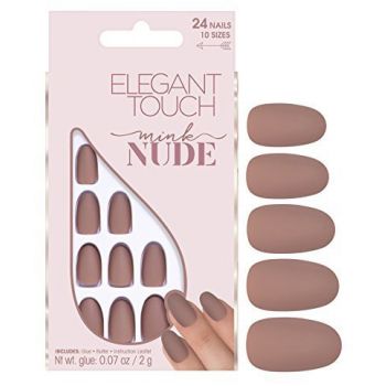 Mink Nude Uñas Adhesivas