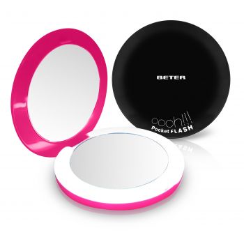 Espejo de Bolsillo Doble Luz Led X10