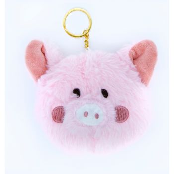 Llavero Mini Peluche Cerdo Rosa