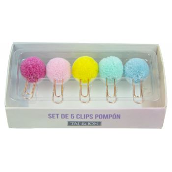 Set de Clips con Pompón