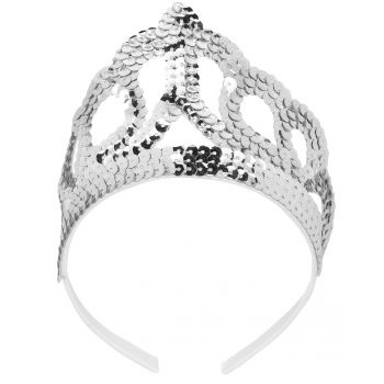 Little Princess Corona de Lentejuelas Plateada