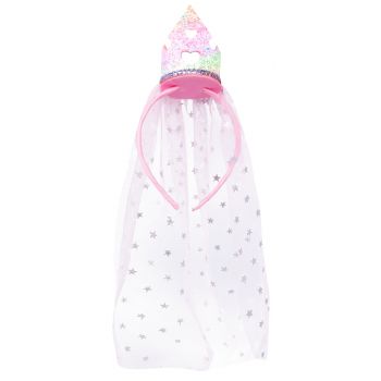 Little Princess Diadema Corona Glitter Multicolor