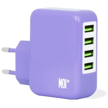 Enchufe USB Múltiple de 4 Puertos
