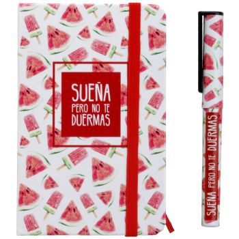 Libreta Tapa Dura con Bolígrafo