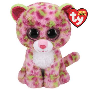 Peluche Leopardo Verde y Rosa