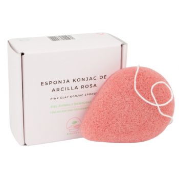 Esponja Konjac de Arcilla Rosa