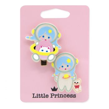 Little Princess Set Clips Astronauta