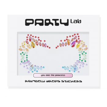 Autocolantes gotas arco-íris Party Lab Autocolantes gotas arco-íris Party Lab