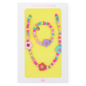 Little Princess Set Collar y Pulsera Flores