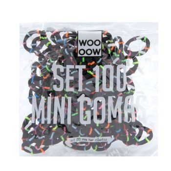 Set 100 Mini Gomas Colores