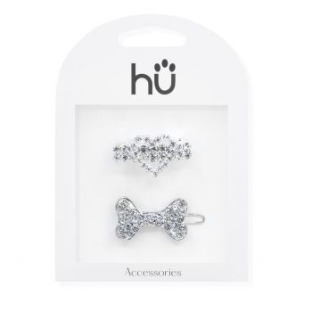 Conjunto de 2 grampos para animais de estimação Corazon e Lacito