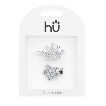 Conjunto de 2 grampos para animais de estimação Estrella e Corona