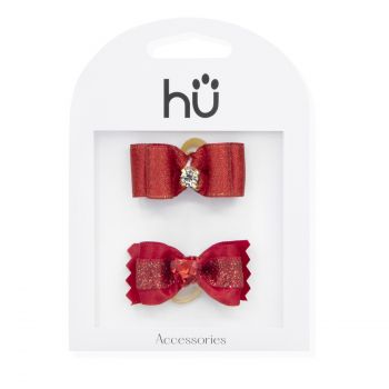 Conjunto de 2 gomas para animais de estimação com lábios vermelhos