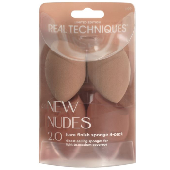 Edición Limitada New Nude Bare finish sponge 4 pack